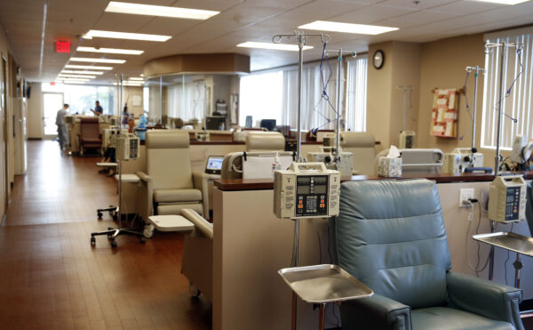 hospital empty chairs