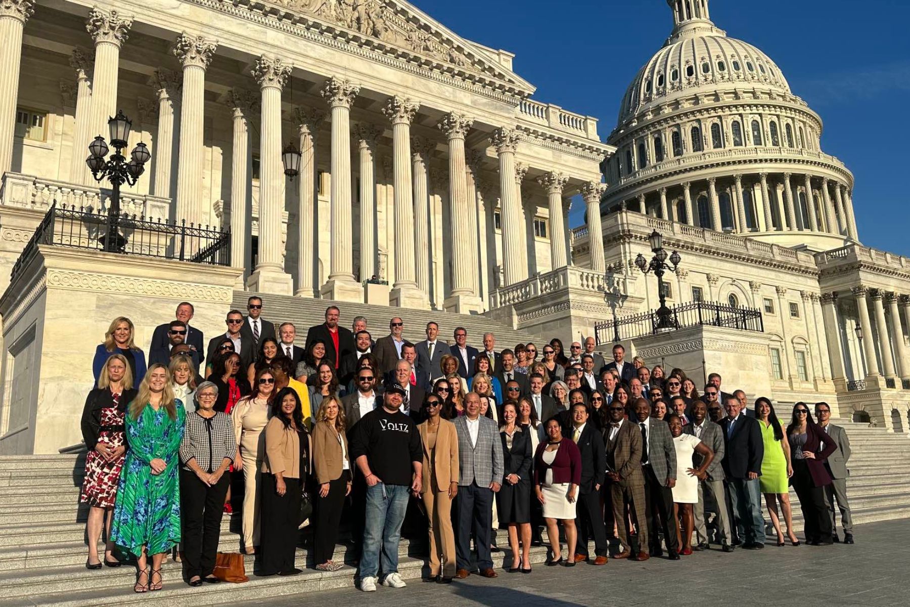 DC Fly In 2023 group in front of US Capitol Building