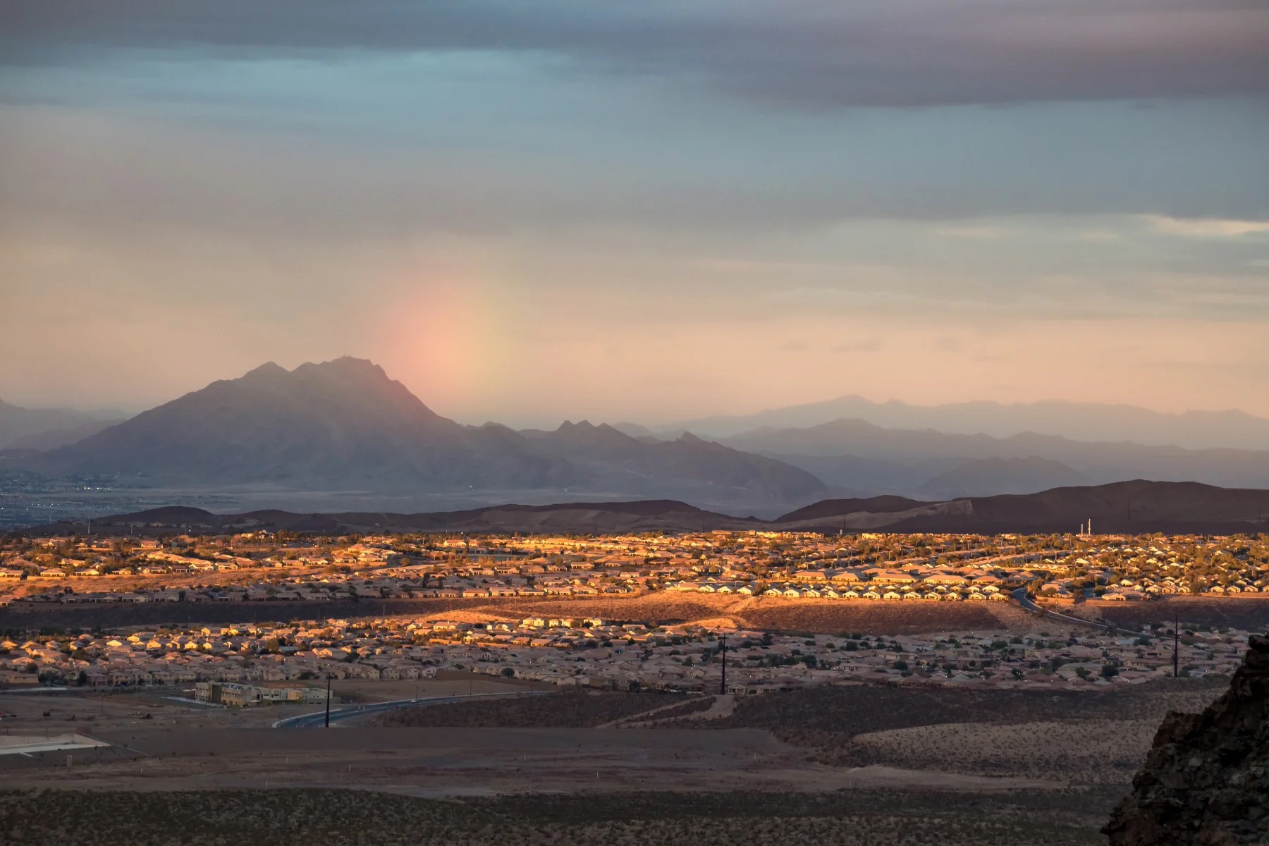 Frenchman Mountain Rainbow 