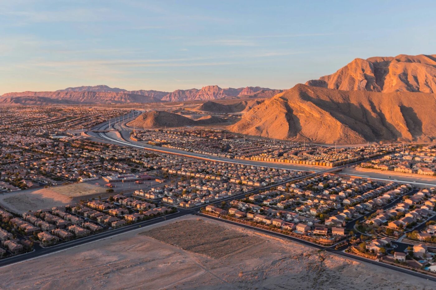 Northwest Las Vegas View from Lone Mountain