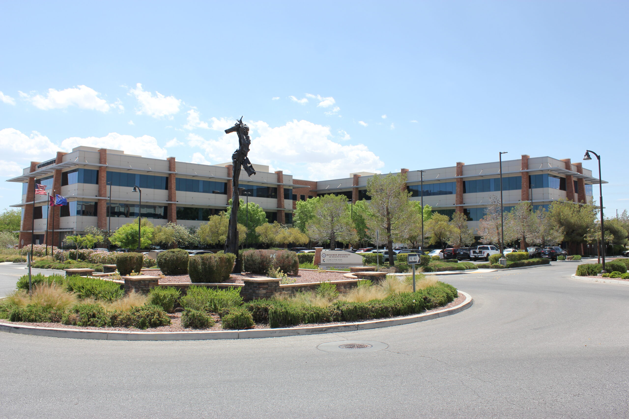 Roseman University of Health Sciences exterior in Summerlin Nevada